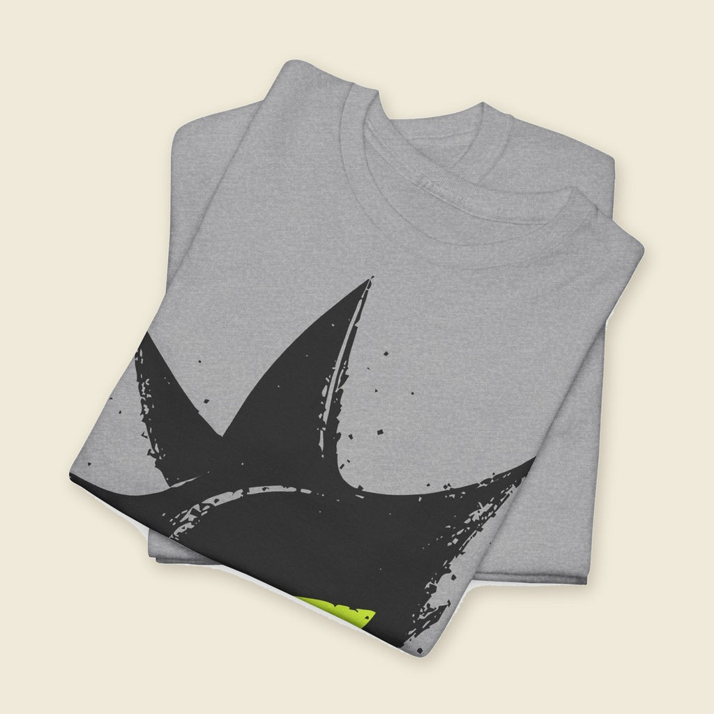 Signal Eye Tee in Sport Grey, folded