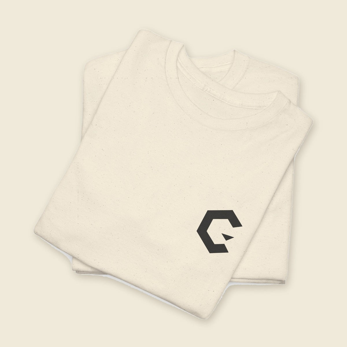 Signal Creature Tee product render: back print of a crouched clawed creature, C mark on the left chest, one of four colours